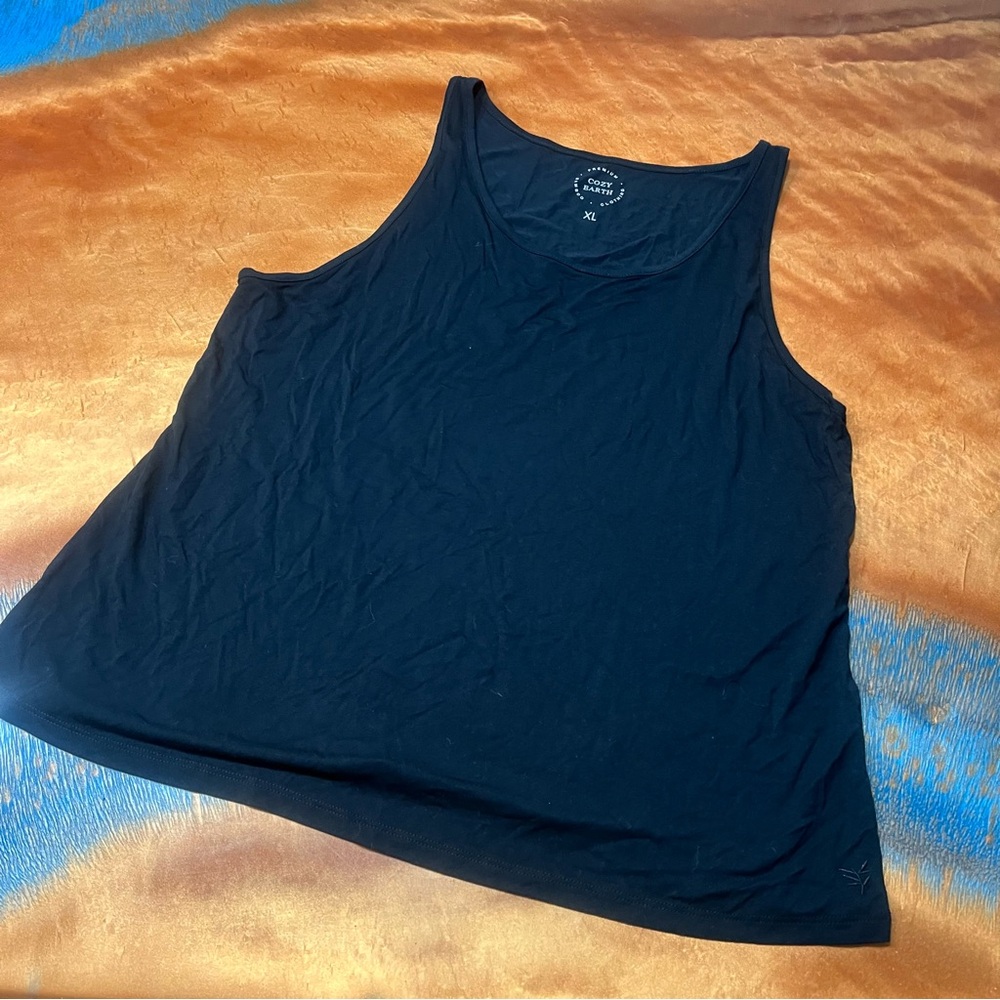 Cozy Earth Bamboo black Tank Top XL